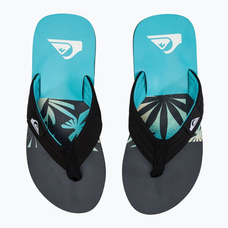 Pánske žabky Quiksilver Molokai Layback II blue / black / blue 8