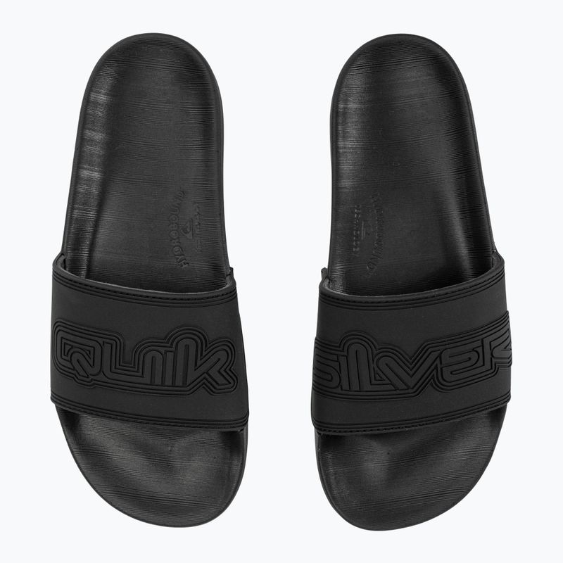 Pánske šľapky Quiksilver Rivi Wordmark Slide II black 4 8