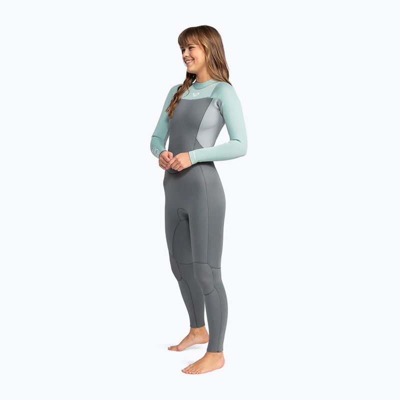 Dámsky plavecký neoprén ROXY 4/3 mm Prologue Back Zip GBS Wetsuit ice green 3