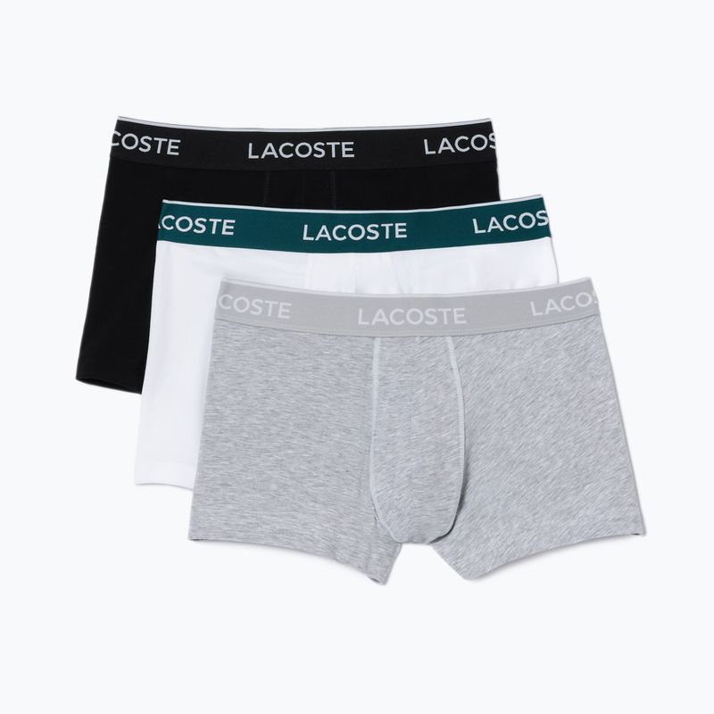 Boxerky Lacoste 5H3389 NUA 3 páry čierna/biela/strieborná chine 11