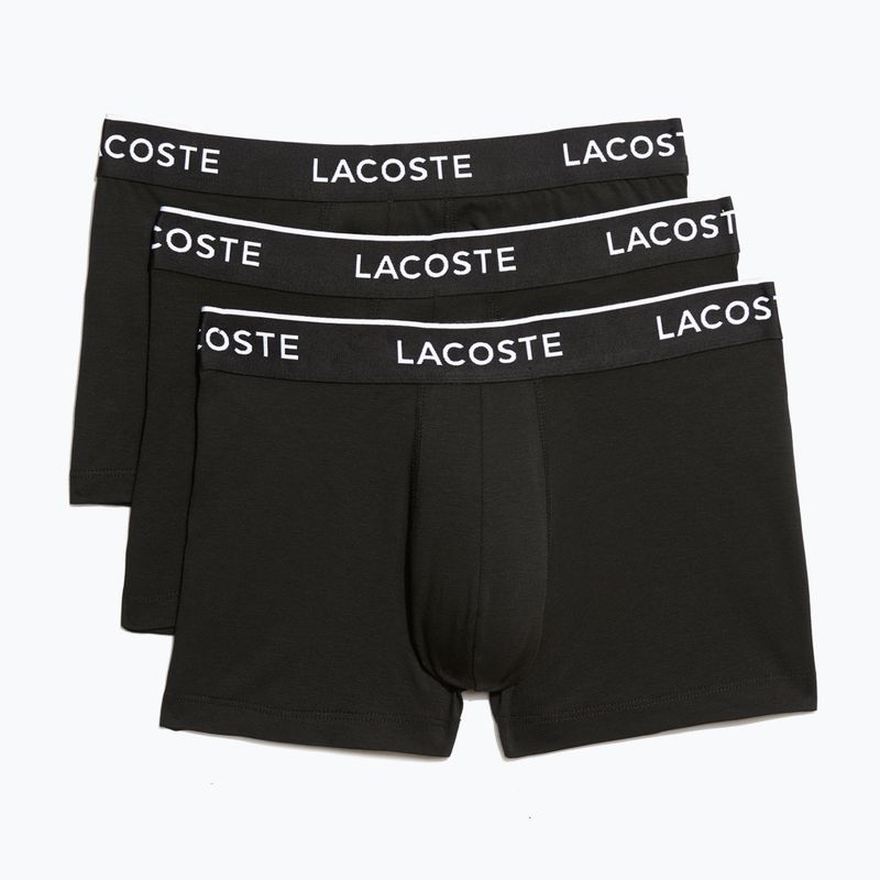 Boxerky Lacoste 5H3389 031 3 páry čierne 5