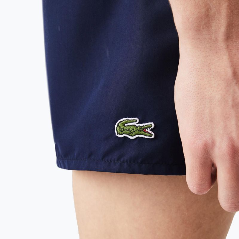 Pánske plavecké šortky Lacoste MH6270 JB1 navy blue 3