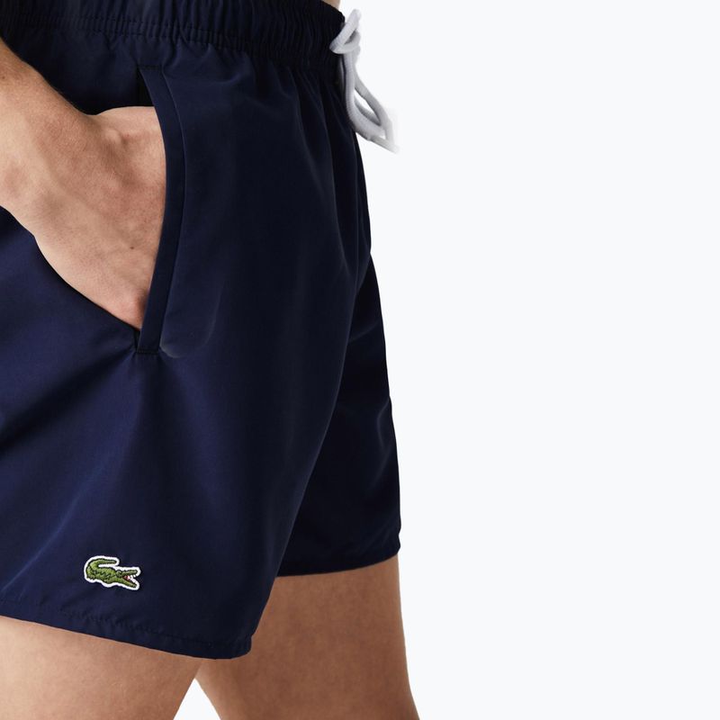 Pánske plavecké šortky Lacoste MH6270 JB1 navy blue 4