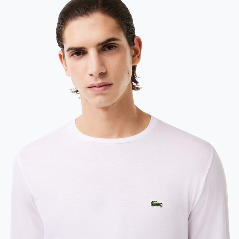 Longsleeve pánsky Lacoste TH6712 white 3