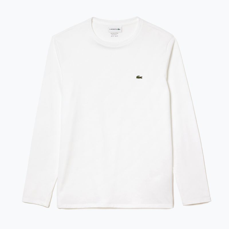 Longsleeve pánsky Lacoste TH6712 white 4