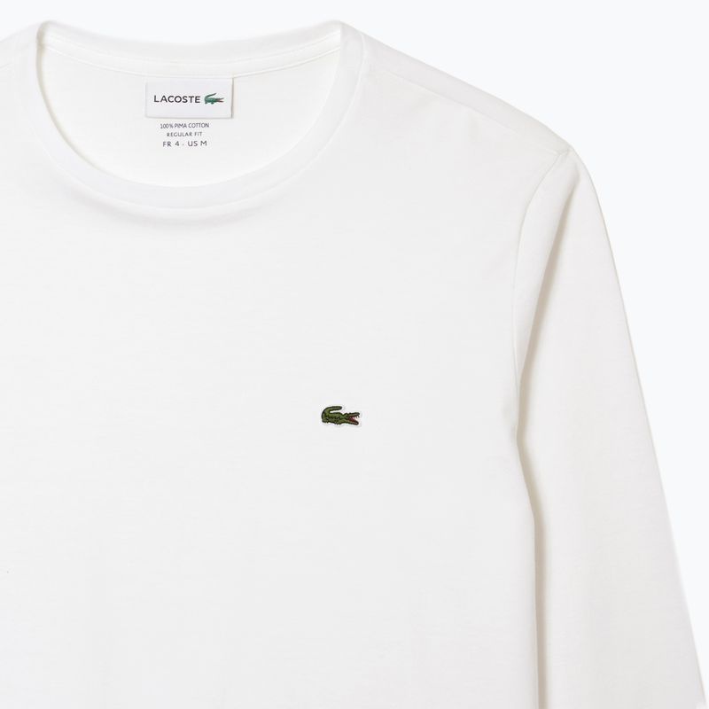 Longsleeve pánsky Lacoste TH6712 white 5