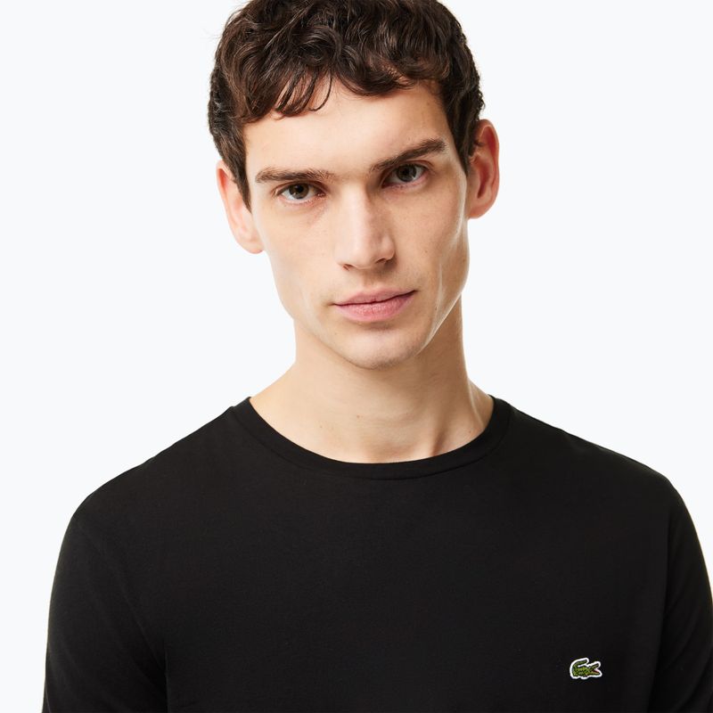 Longsleeve pánsky Lacoste TH6712 black 3