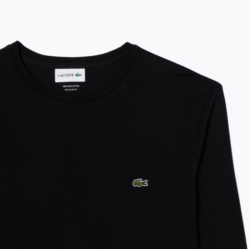 Longsleeve pánsky Lacoste TH6712 black 4