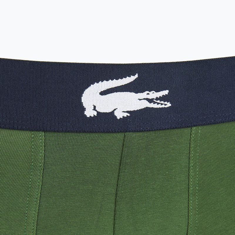 Boxerky Lacoste 5H1803 P52 3 páry tymián/navy blue/white 8
