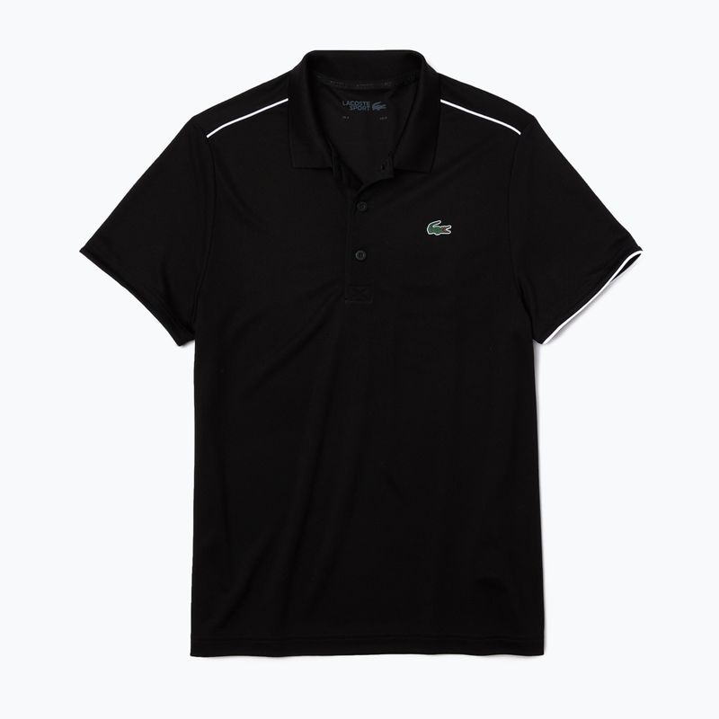 Lacoste pánske tenisové polo tričko čierne DH2094 5