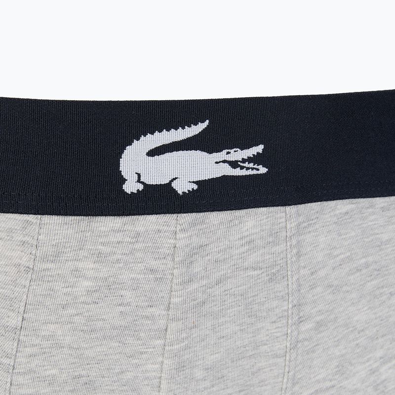 Boxerky Lacoste 5H1803 BCK 3 páry námornícka modrá/biela/strieborná porcelán 4