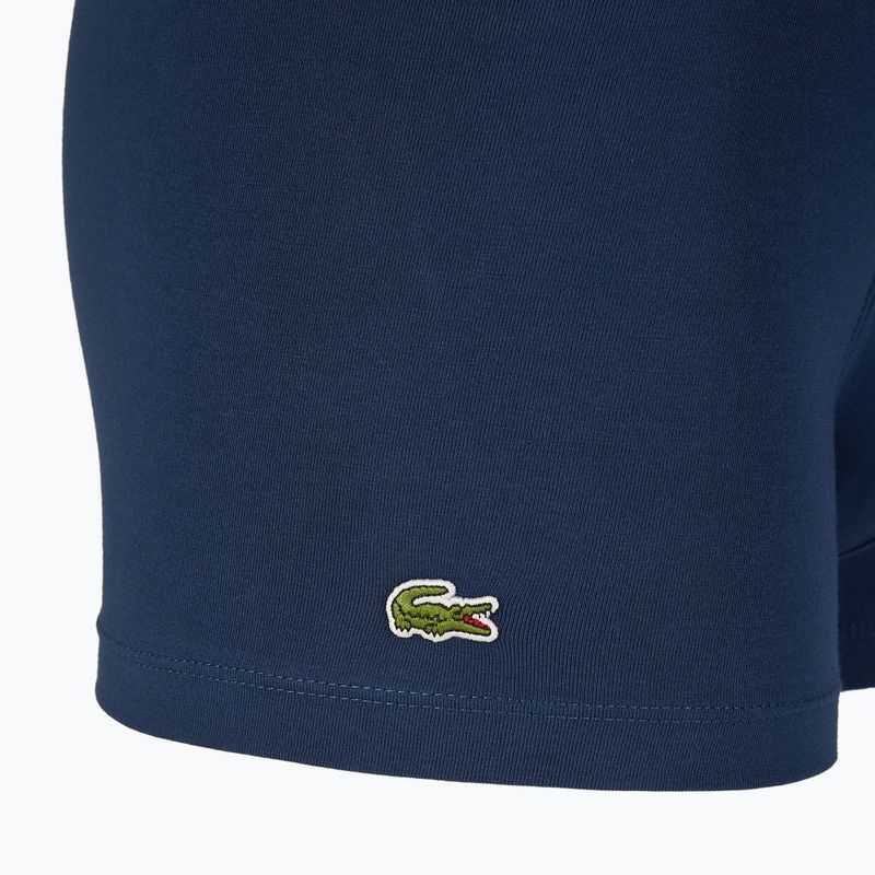 Boxerky Lacoste 5H1803 BCK 3 páry námornícka modrá/biela/strieborná porcelán 9