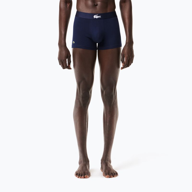 Boxerky Lacoste 5H1803 P52 3 páry tymián/navy blue/white 15