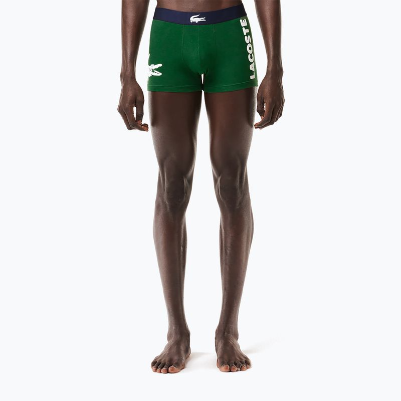 Boxerky Lacoste 5H1803 P52 3 páry tymián/navy blue/white 17