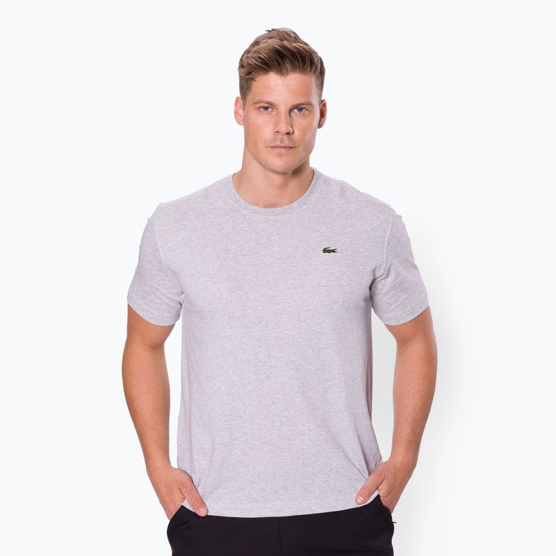 Lacoste pánske tenisové tričko sivé TH7618 2