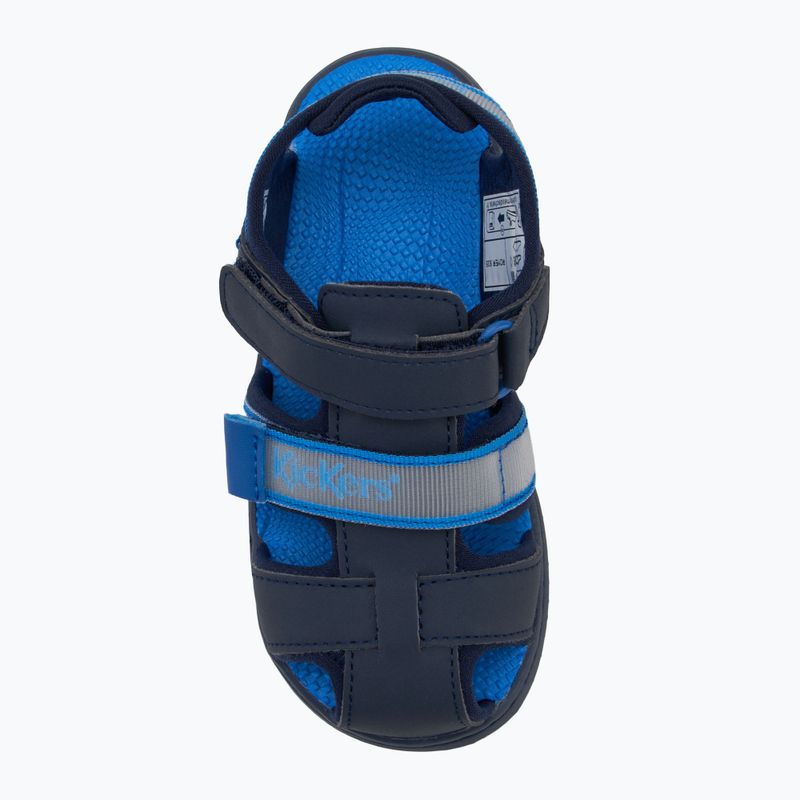 Detské sandále Kickers Kickbeachou navy 5
