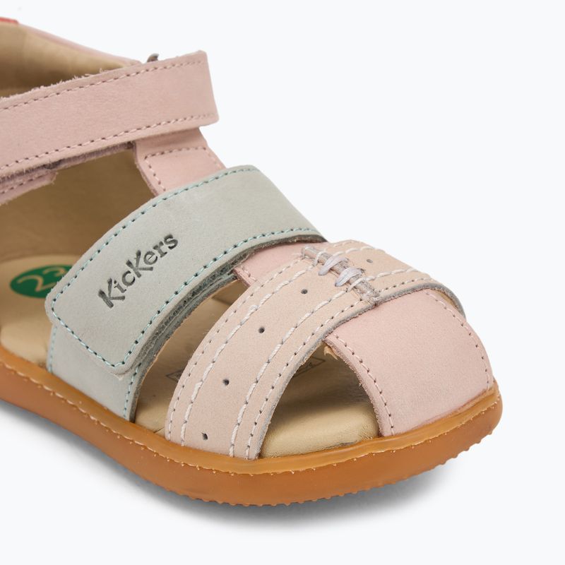 Detské sandále Kickers Kick Bazar svetloružové/spoločenské 7