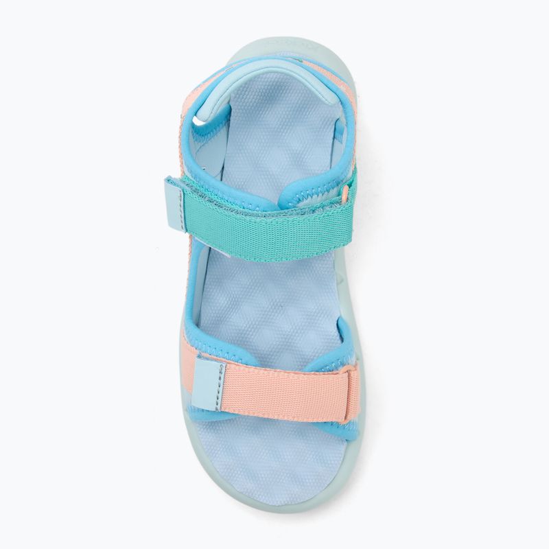 Detské sandále Kickers Kickjune blue/coral pink/green 5