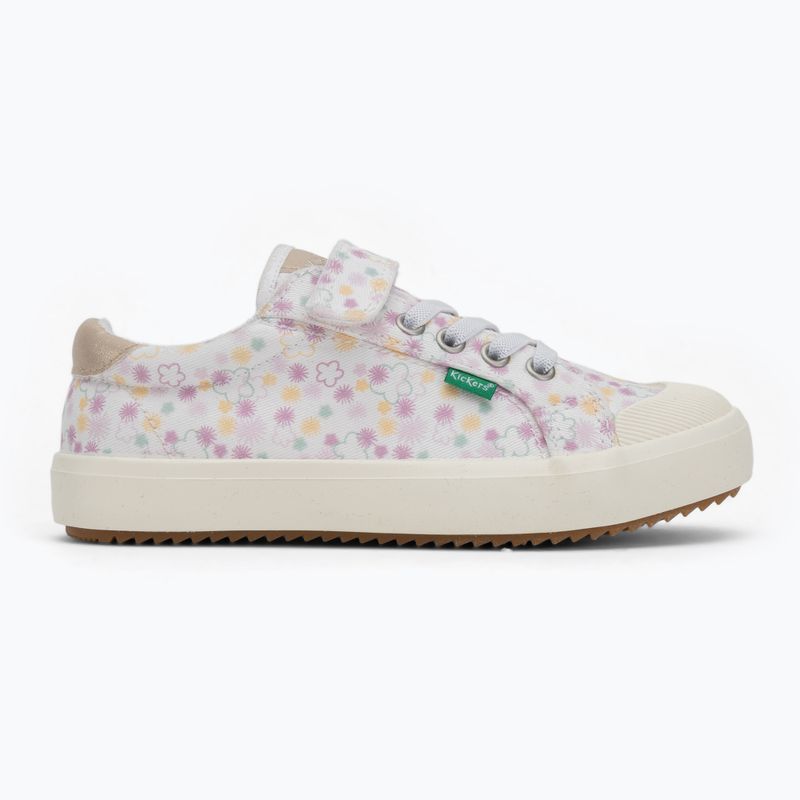 Detské tenisky Kickers Kickgoldi white/print festi summer 2