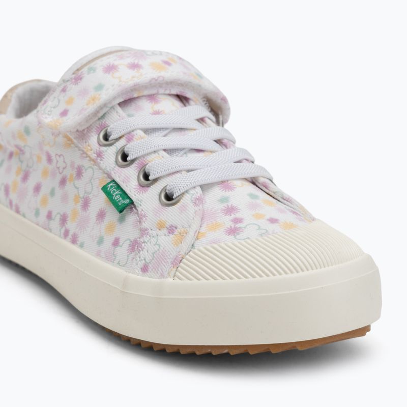 Detské tenisky Kickers Kickgoldi white/print festi summer 7