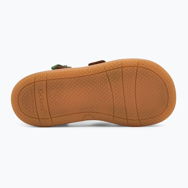 Detské sandále Kickers Kick Pod camel/navy 4