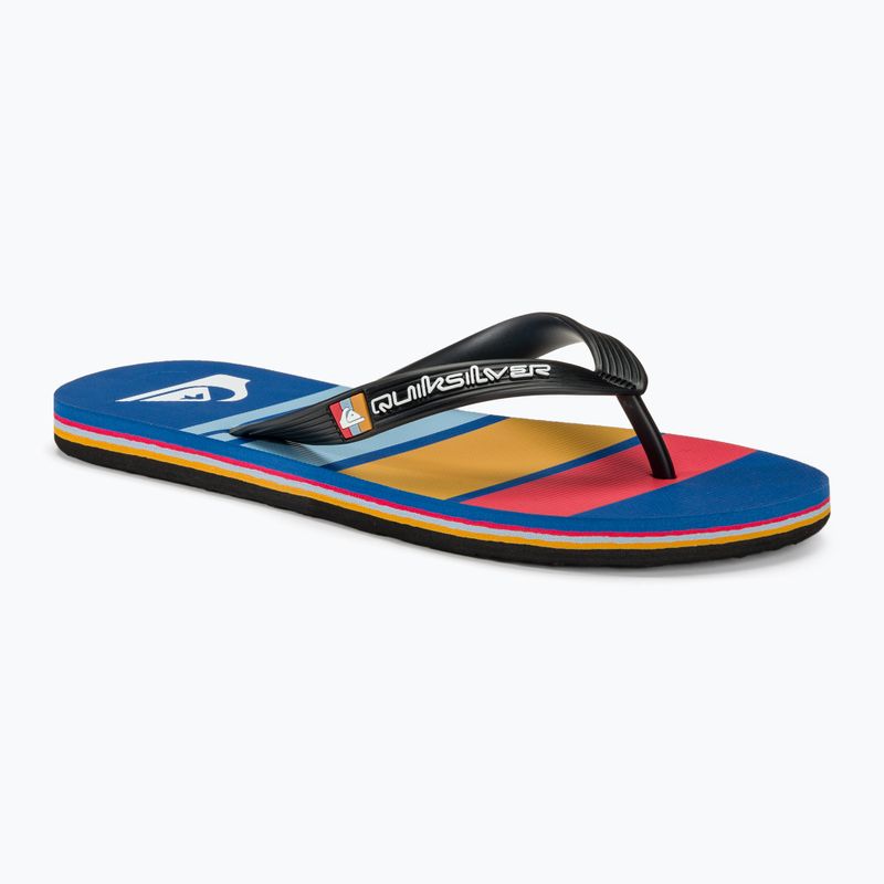 Pánske žabky Quiksilver Molokai Stripe black/red/blue