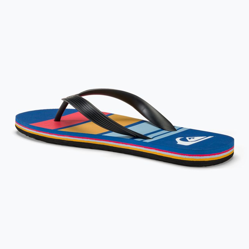 Pánske žabky Quiksilver Molokai Stripe black/red/blue 3