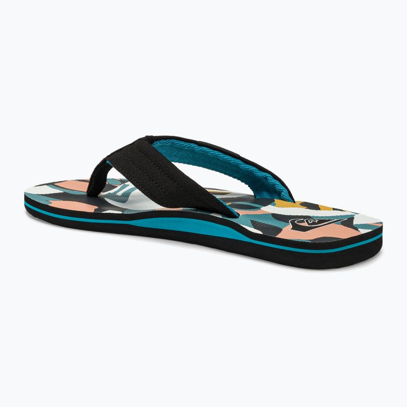 Pánske žabky Quiksilver Molokai Layback II white / black / blue 3