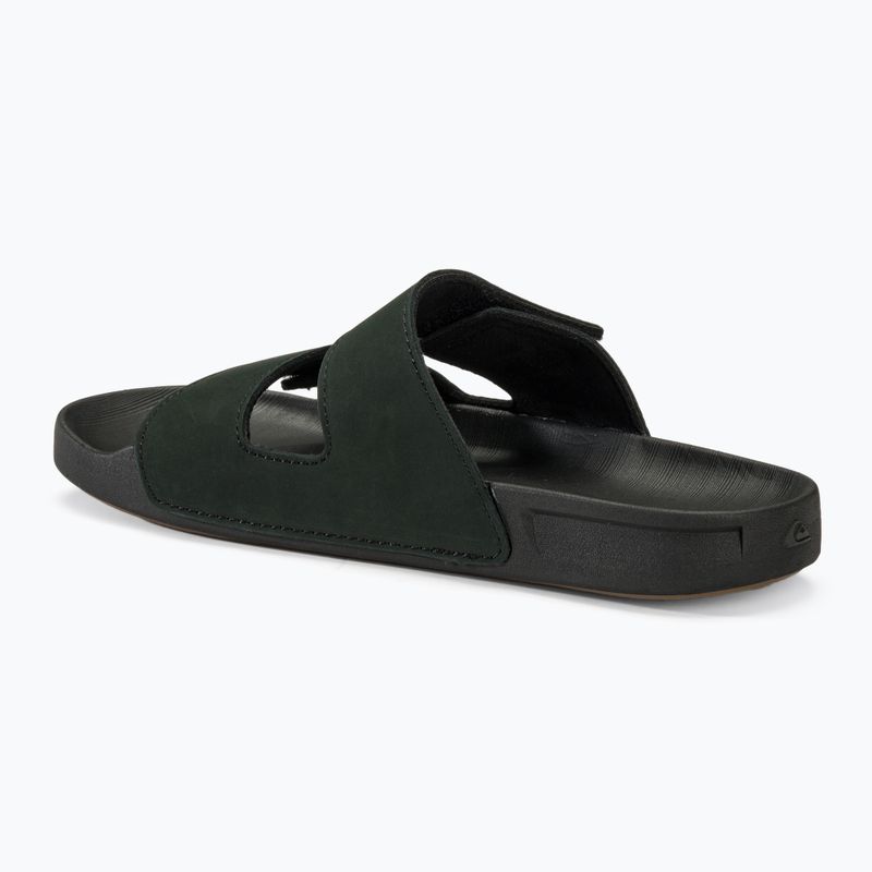 Pánske šľapky Quiksilver Rivi Leather Double Adjust black 1 3