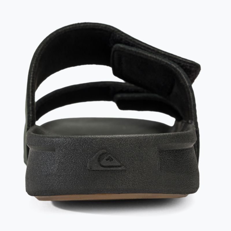 Pánske šľapky Quiksilver Rivi Leather Double Adjust black 1 6