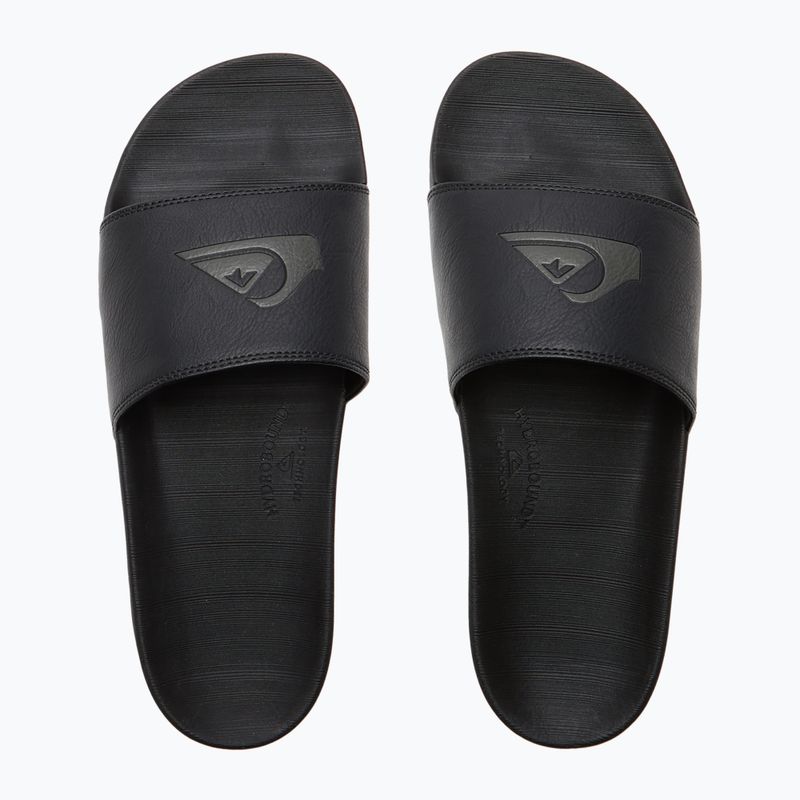 Pánske šľapky Quiksilver Rivi Nubuck Slide black 1 4