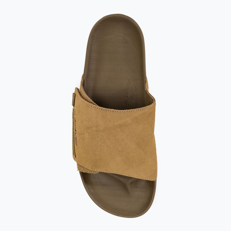 Pánske šľapky Quiksilver Rivi Suede tan 1 5