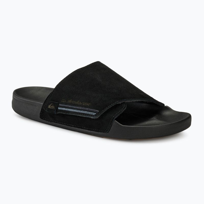 Pánske šľapky Quiksilver Rivi Suede black 1