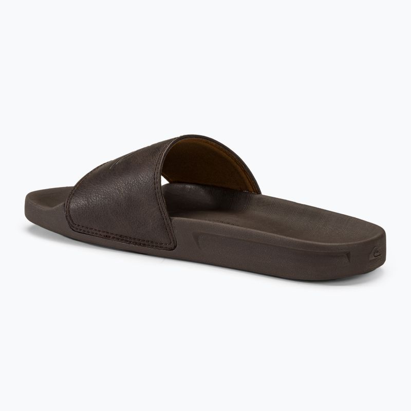 Pánske šľapky Quiksilver Rivi Nubuck Slide brown 1 3