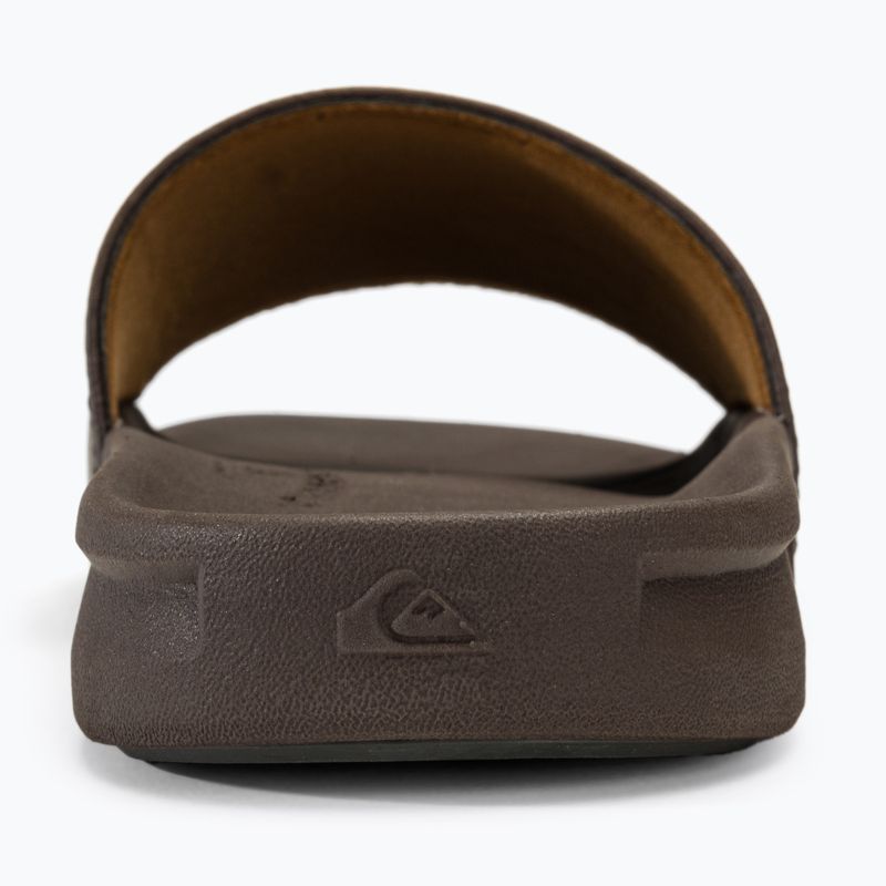 Pánske šľapky Quiksilver Rivi Nubuck Slide brown 1 6