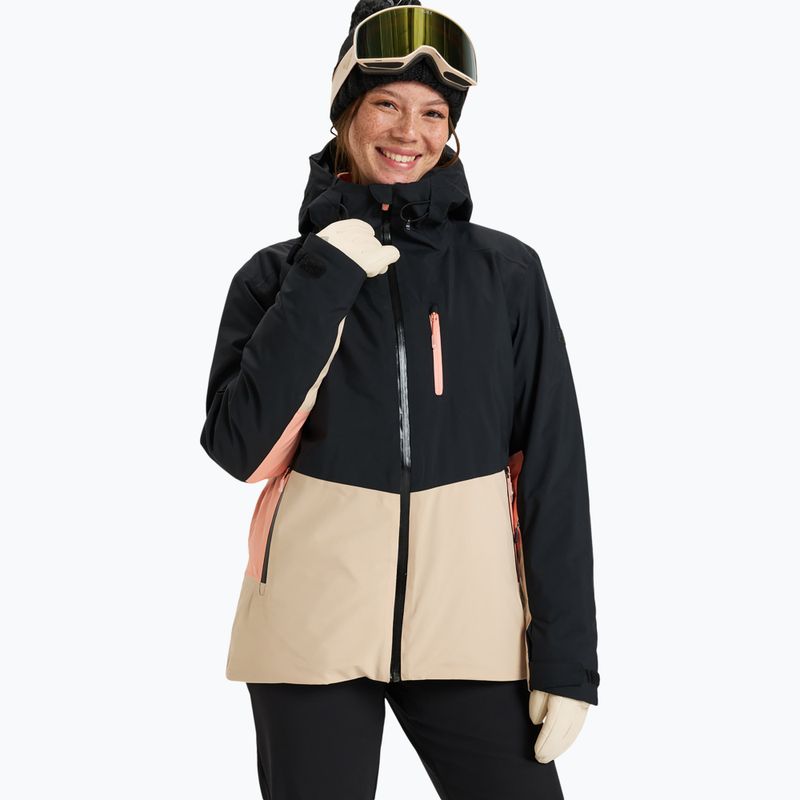 Dámska snowboardová bunda ROXY Peakside true black