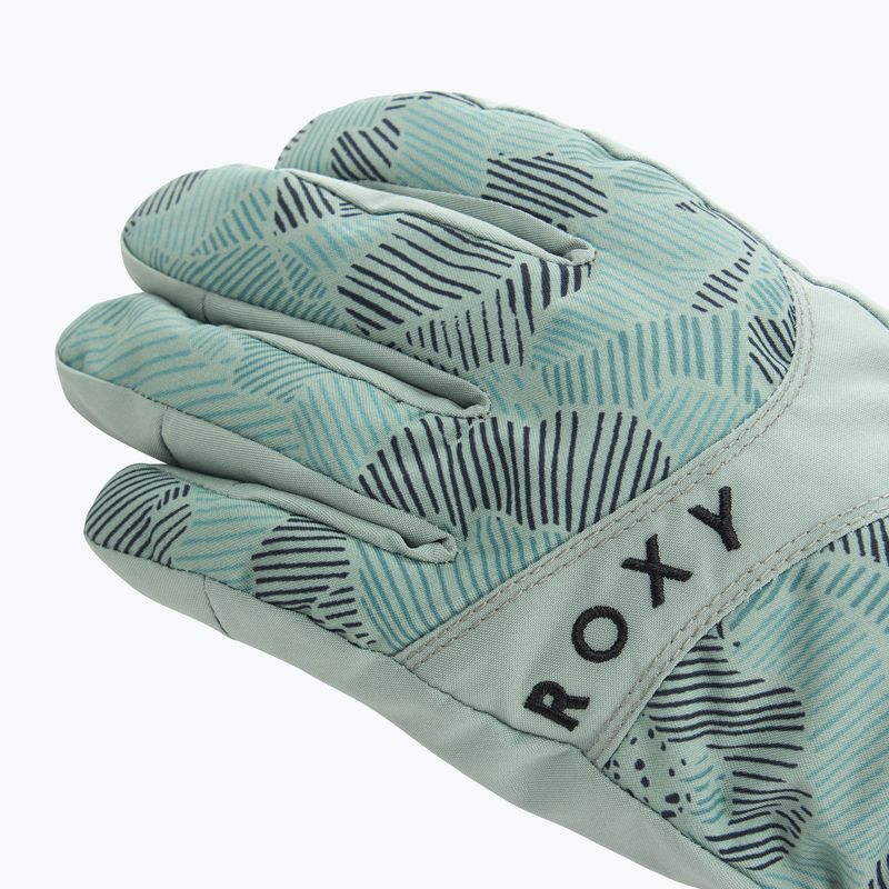 Dámske snowboardové rukavice ROXY Roxy Jetty lily pad skicár 4