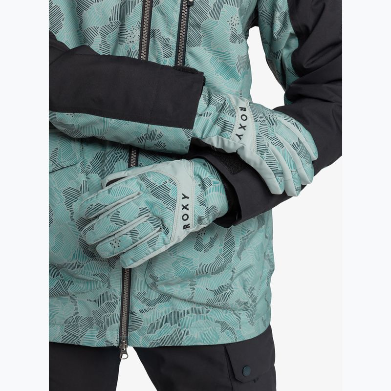 Dámske snowboardové rukavice ROXY Roxy Jetty lily pad skicár 10