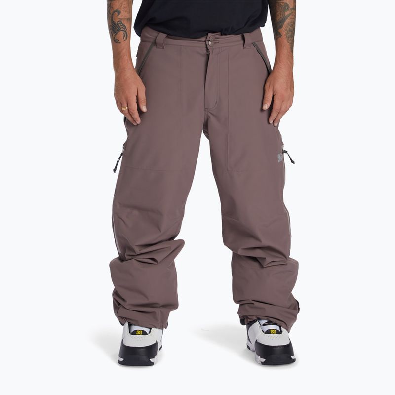 Pánske snowboardové nohavice Quiksilver Forever Stretch Gore-Tex flint stone