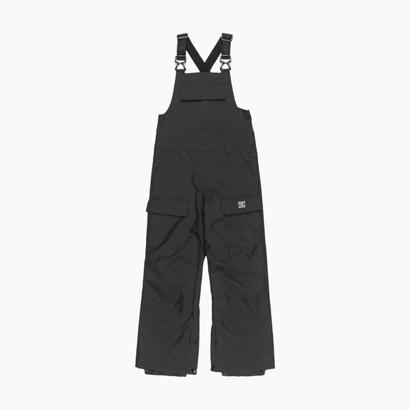 Detské snowboardové nohavice DC Roadblock Youth Bib black 5