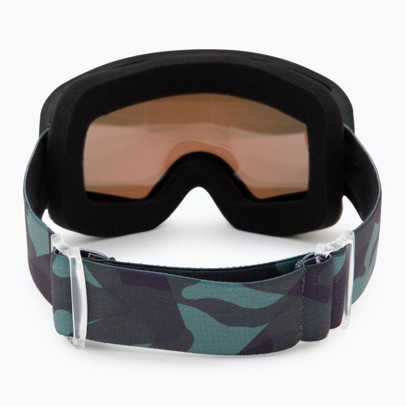 Detské snowboardové okuliare Quiksilver Shredder Boy puzzle camo/red ml 2