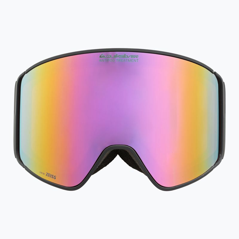 Quiksilver Storm MG pánske snowboardové okuliare white camo/clux l purple mi 2