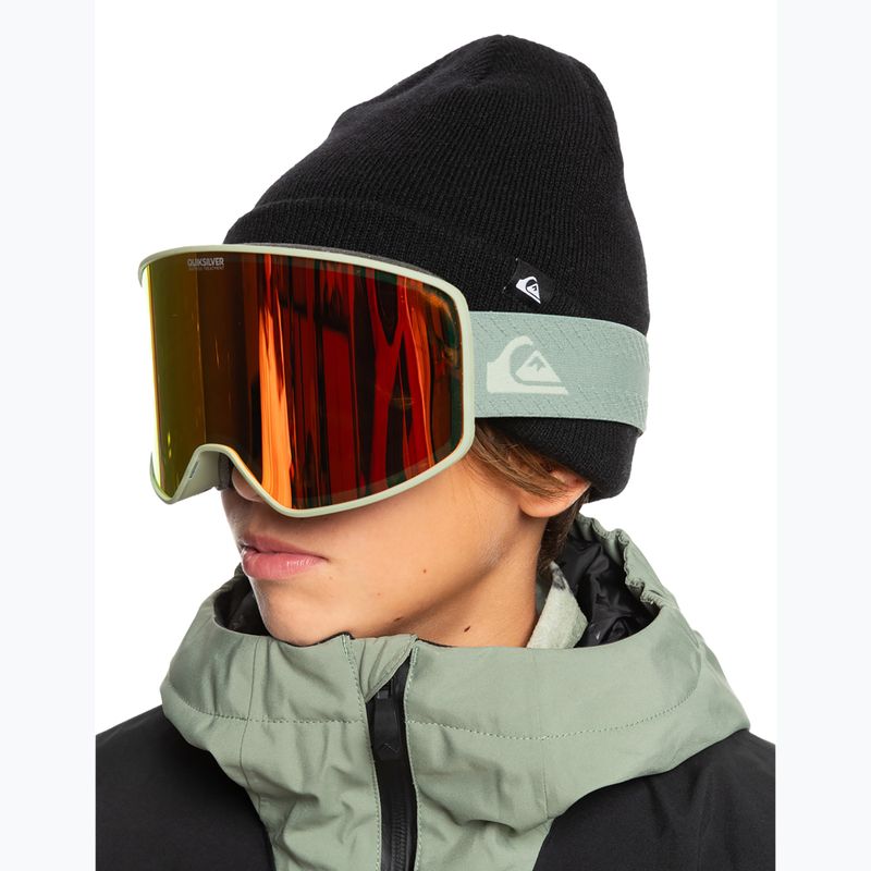 Quiksilver Storm sea spray/red ml snowboardové okuliare 5