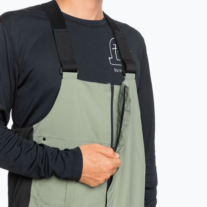 Pánske snowboardové nohavice Quiksilver Utility Bib sea spray 5