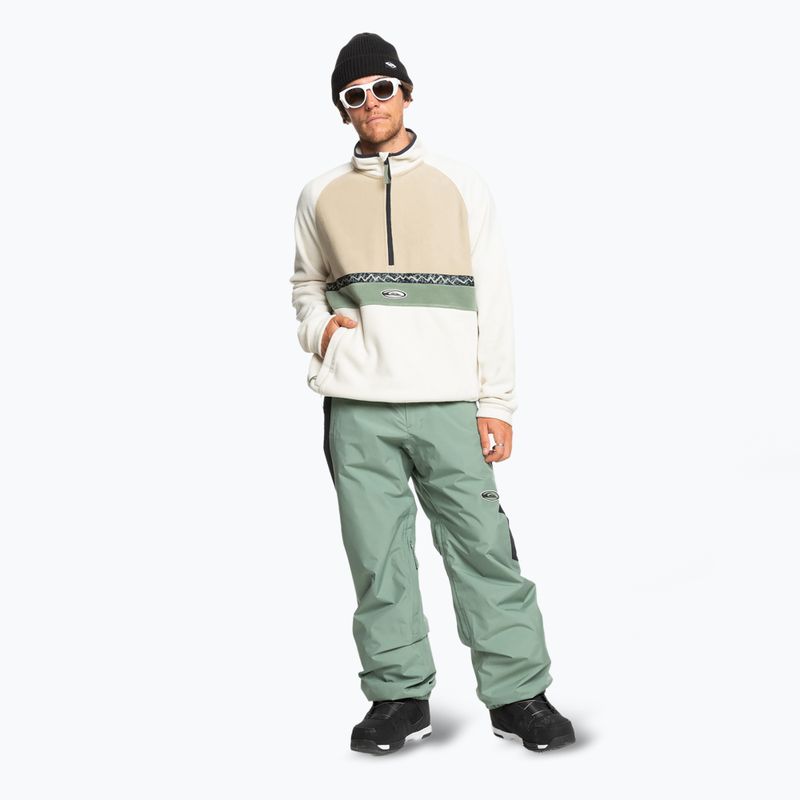 Pánska snowboardová mikina Quiksilver Champagne Powder Fleece birch 2