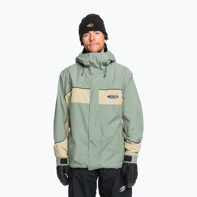 Pánska snowboardová bunda Quiksilver High Altitude Gore-Tex sea spray