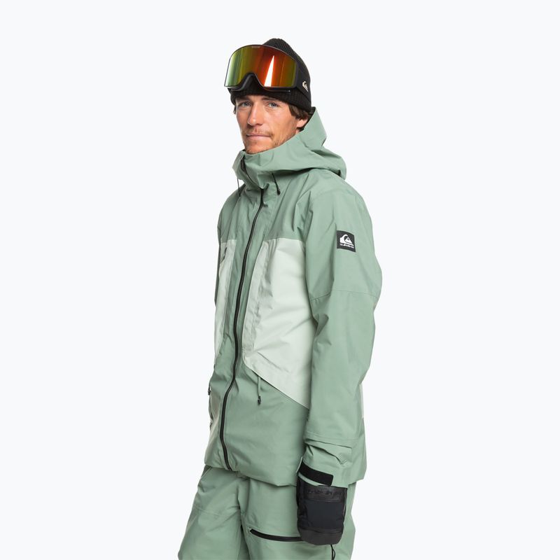 Pánska snowboardová bunda Quiksilver Forever Stretch Gore-Tex sea spray 3