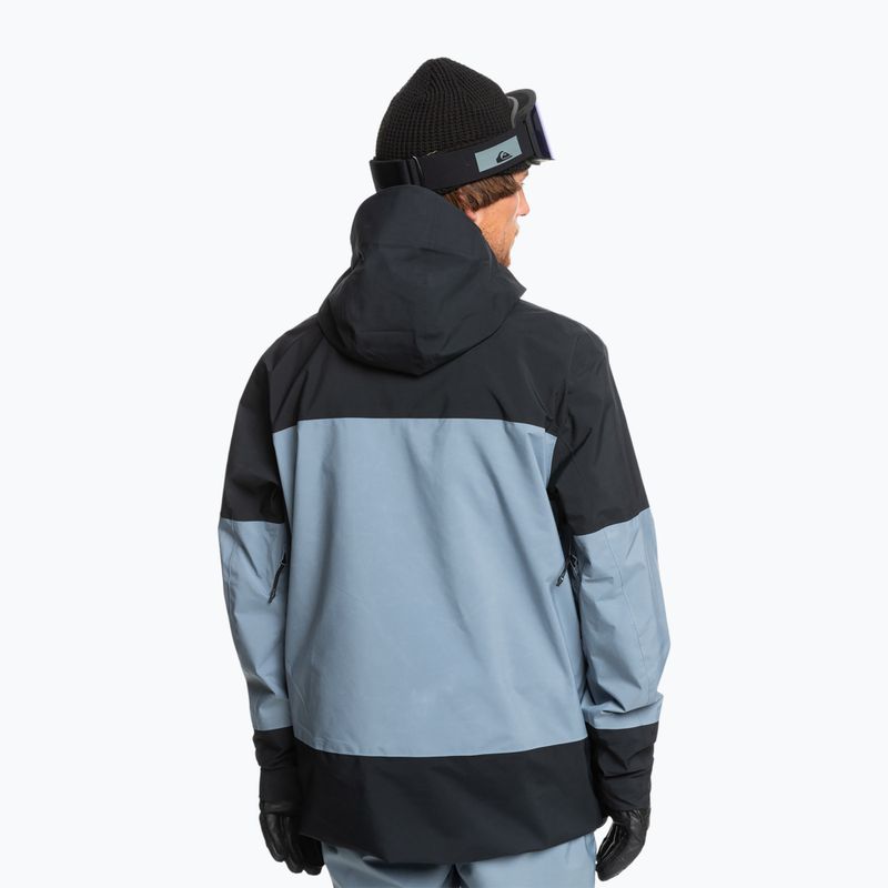 Pánska snowboardová bunda Quiksilver Forever Stretch Gore-Tex flint stone 2