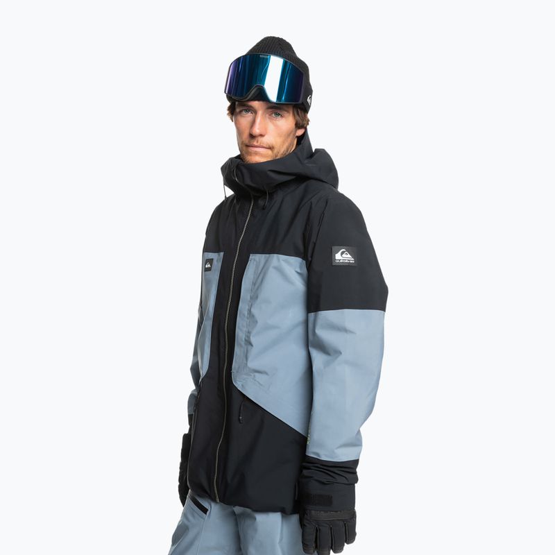 Pánska snowboardová bunda Quiksilver Forever Stretch Gore-Tex flint stone 3