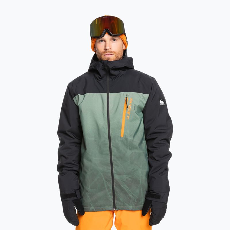 Pánska snowboardová bunda Quiksilver Morton gradient iced sea spray